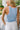 Peyton Light Blue & Coral Tank Top - back