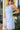 Regina Blue Striped Sleeveless Mini Dress - frontal side view