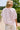 Leanne Pink & White Striped Top - back view