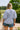 Leanne Navy & White Striped Top - back view