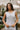 Jade Light Grey Cowl Neckline Tank- top view