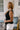 Brynn Black Pleated Tank Top - side view
