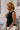 Brynn Black Pleated Tank Top - side