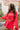 Paloma Red Orange Ruffle Lace Top- front top view
