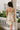June Cream Multi Floral Tropical Mini Dress- full back view
