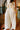 Tessa Pale Yellow Linen Wide Leg Pants- frontal side view