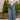 Elisa Medium Wash Denim Wide Leg Pants- front view