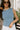Vera Medium Wash Denim Back Tie Tank- top view