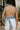 Vera Medium Wash Denim Back Tie Tank- close up back view