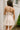 Nyla Beige & Brown Flare Mini Dress- close up back view
