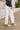 Mica: Leila White High Rise Wide Leg Jeans - full side view