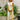 Lyra Pale Yellow Cotton Wide Leg Pants- full body view
