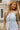 Rhea Light Blue Button-Up Tank- close up side view