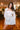 Scarlet White Button-Up Long Sleeve Top- front view