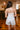 Maia White & Blue Stripe Skort- back view