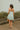 Penelope Mint Green Tiered Mini Dress- full back view