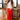 Thea Red Wide Leg Pants - full body front view