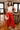 Thea Red Wide Leg Pants - full front