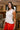 Mae White Button-Up Slit Tank Top - frontal side view