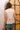 Leyla Beige Sunflower Tank Top - back view
