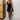 Juliette Black Corset Flare Mini Dress - full body front view