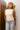 Callie Butter Yellow Lace Trim Tank Top - front view