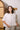 Eva White Oversized Short Sleeve Tee - view of front