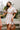 Camila Natural & Rust Scallop Mini Dress- front view