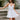 Freya White Flare Mini Dress- front view