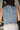 Addison Washed Denim Front Ties Vest- back view