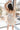 Sienna Cream Floral Flare Mini Dress- full body back view