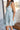 Jennifer Light Blue Tie Waist Tiered Mini Dress- left side view