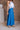 Gigi Blue Linen Maxi Skirt - side view