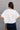 Lumi White Oversized Cropped Tee - Back view