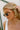 Clarissa Sunglasses in Gold & Black - side view on model