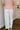 Blaire Off White Wide Leg Pants- back view