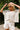 Alaia Tan & White Knit Stripe Top- front view