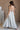Lennon White & Black Striped Maxi Dress - full body back view