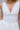 Juliette White Corset Flare Mini Dress- close up view