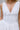 Juliette White Corset Flare Mini Dress- close up view