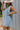 Alaina Light Denim & Lace Mini Dress- side view