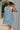 Alaina Light Denim & Lace Mini Dress- back view