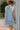Alaina Light Denim & Lace Mini Dress- full back view