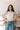 Estelle White & Red Hearts Ribbed Tank- top view