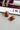 Brooke Gold & Pink Stone Oval Earrings - close up detailed shot