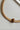 Arielle Gold & Brown Stone Necklace - close up detailed view