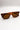 front view of the I-SEA: Kiki Tortoise Brown Polarized Sunglasses which features brown tortoise cat eye-shaped frame and brown polarized lenses