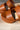 Beach by Matisse Graham Cognac Platform Sandal- close up side toe view