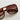 Kennedy Sunglasses in Dark Tortoise - flat lay - close up front view