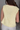 Ellie Pale Yellow Front Tie Knit Tank- back view